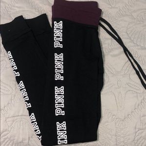 Women’s PINK tie leggings